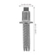 thumbnail image 2 of NUOLUX 10Ud Puntas De Repuesto Para Alpenstock Con Alta Resistencia Y Compacto Plateadas, 2 of 7