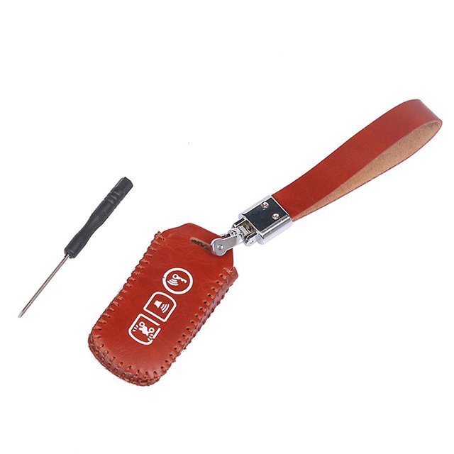 Coche de cuero de motocicleta de 3 colores para llave para funda para llave de cuero para funda F