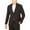 Black, variant on Michael Kors Mens Kuffs Modern Fit Business Suit Jacket