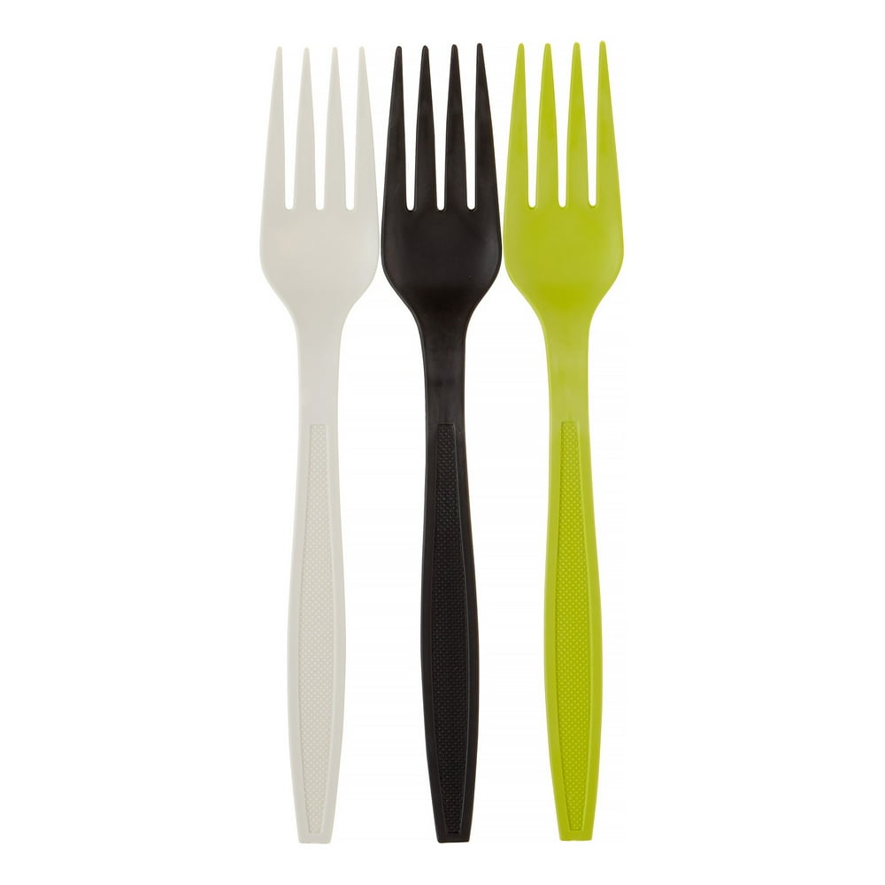 EcoSoulife Cornstarch Fork Set , 100 Ct