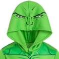 thumbnail image 7 of Marvel Avengers Toddler Boys' Cosplay 2-Piece Hooded Tee and Shorts Set Green Purple Hulk, 7 of 7