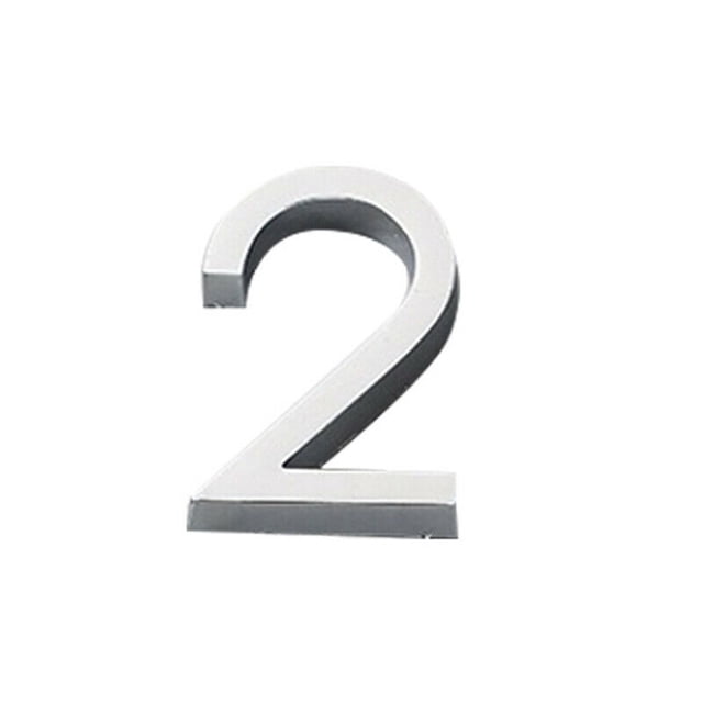 60mm Self Adhesive Home Door Number Sign Modern House Hotel Room Numerals
