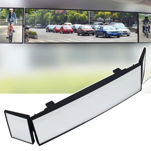 SPRING PARK 1Pc Trifold Blind Spot Mirror Detachable ABS Glass Universal for Vehicles Car