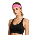 thumbnail image 4 of Stretchy Cotton Terry Sweat Wicking Sports Headbands Non Wide Knit Workout Hair Bands Moisture Absorbing Athletic Head Wraps for Running Cycling Yoga Gym Outdoor Exercise, 4 of 8