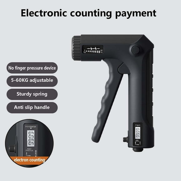 Summer Savings Clearance! Grip Strength Device for Men, Adjustable Electronic Arm Muscle Training, Finger Strength Training, Counting Hand Grip Exerciser for Forearm and Hand Fitness