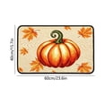 thumbnail image 3 of Zynviq Pumpkin Area Rugs 15.7" X 23.6" Thanksgiving Throw Rug Polyester Rectangular Orange Washable Small Rug for Living Room, 3 of 6