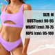 thumbnail image 5 of Conjunto de bikini a medida para mujer Conjunto de traje de baño con cintura push up, traje de baño de dos piezas con control del abdomen para mujer, 5 of 5