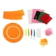 thumbnail image 2 of Kits de materiales de capó de Pascua DIY para niños, artesanías hechas a mano de capó de Pascua, favores de fiesta de Pascua, artesanías para niños, naranja Macarena Gorro de Pascua, 2 of 8