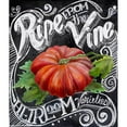 thumbnail image 3 of Chalkboard Tomato 15x17 Black Modern Framed Museum Art Print Titled - Art Licensing Studio, 3 of 5