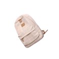 thumbnail image 1 of Qarigey a cuadros para mujer, escolar para estudiantes, informal para teléfono de gran capacidad para niñas, para viaje Mochilas Caqui Qarigey AP019063-04, 1 of 6