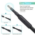 thumbnail image 4 of Hygger Fish Tank Cleaning Tools, Carbon Fiber 6 in 1 Fish Tank Cleaner Brush Cleaner Set, Aquarium Cleaning Tools Kit Glass Algae Scrapers, 4 of 8