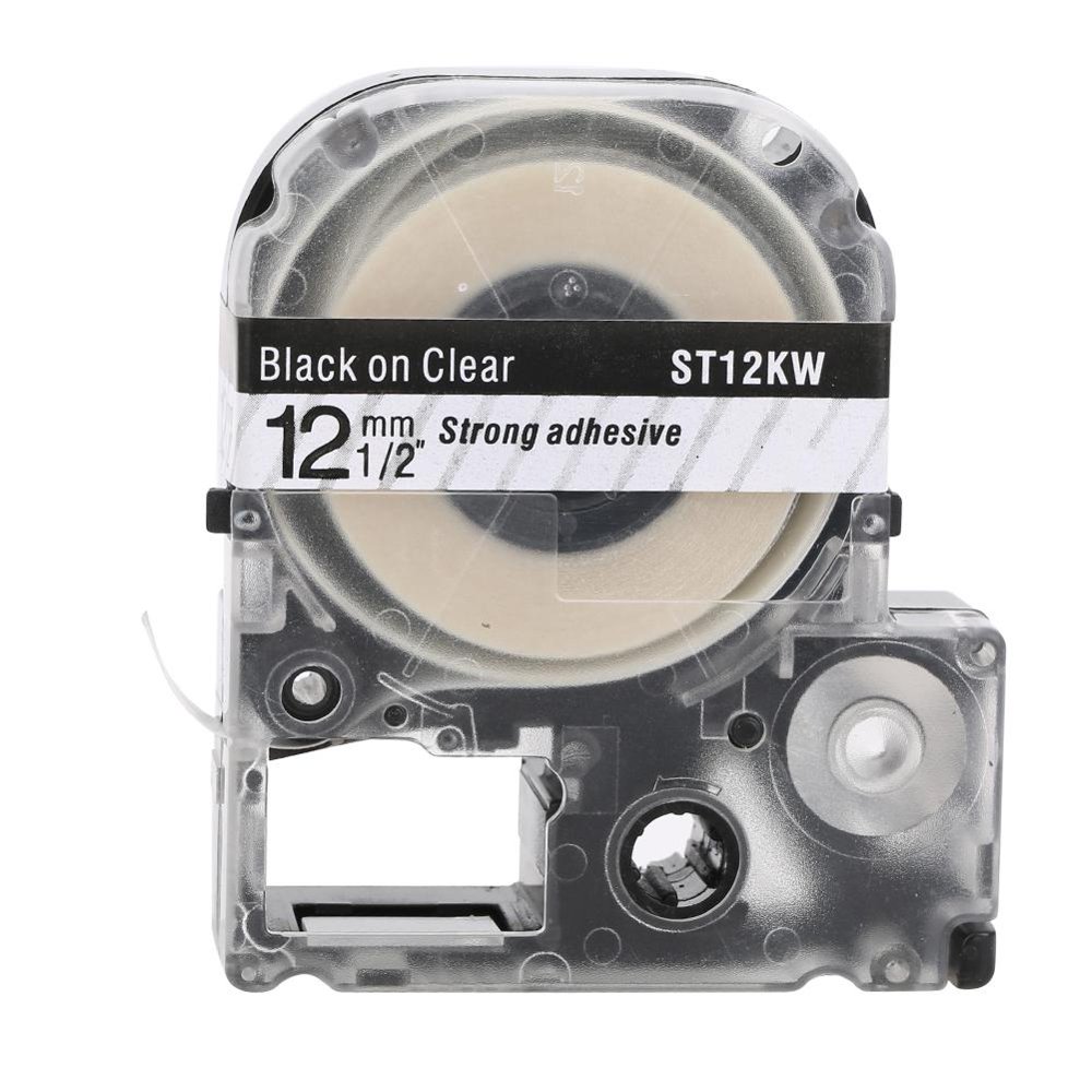 Kritne 12mm Label Maker Laminated Tape Color Tape Fits for Epson LW