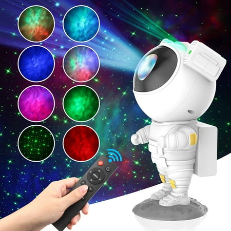 

Astronaut Star Projector Lamp Projection Kids LED Night Light Galaxy Projector Ceiling Night Light Projector with Timer and Remote Control and 360°Adjustable Design for Children Adults Baby Bedroom