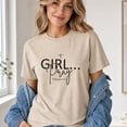 thumbnail image 4 of Jollimate Girl Pray Shirt, Christian Faith Shirt for Women, Religious Gift, Christian Gift For Woman, 4 of 6