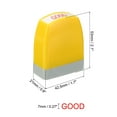 thumbnail image 2 of Uxcell Notice Stamp Self Inking, Office Stamps Message Stamp Business Stamp Style 1 ["Good"], 2 of 6