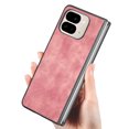 thumbnail image 5 of for Google Pixel 9 Pro Fold / Fold 2 Luxury Case, PU Leather + PC Lightweight Slim Fit Anti-Scratch Classic Shockproof Protective Thin Phone Cover for Google Pixel 9 Pro Fold / Fold 2, Pink, 5 of 11