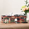 thumbnail image 5 of BZSMCE Shelf Baskets Christmas Painting Of Classical Plaid Painting Pattern Storage Cube Bins 10.1*6.3*4.7in Set of 2, 5 of 5