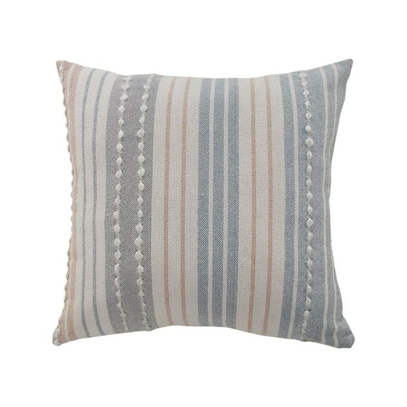LR Home Delicate Textured Striped Throw Pillow