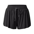 thumbnail image 6 of Athletic Running Shorts for Women Summer Casual Elastic Waist Slim Fit Flowy Workout Gym Tennis Skorts with Pockets, 6 of 7