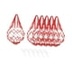 thumbnail image 4 of 6 Piezas de Bolsas de Red para Colgar Sandías Shamjiam Hamaca para Melones Rojo, 4 of 8