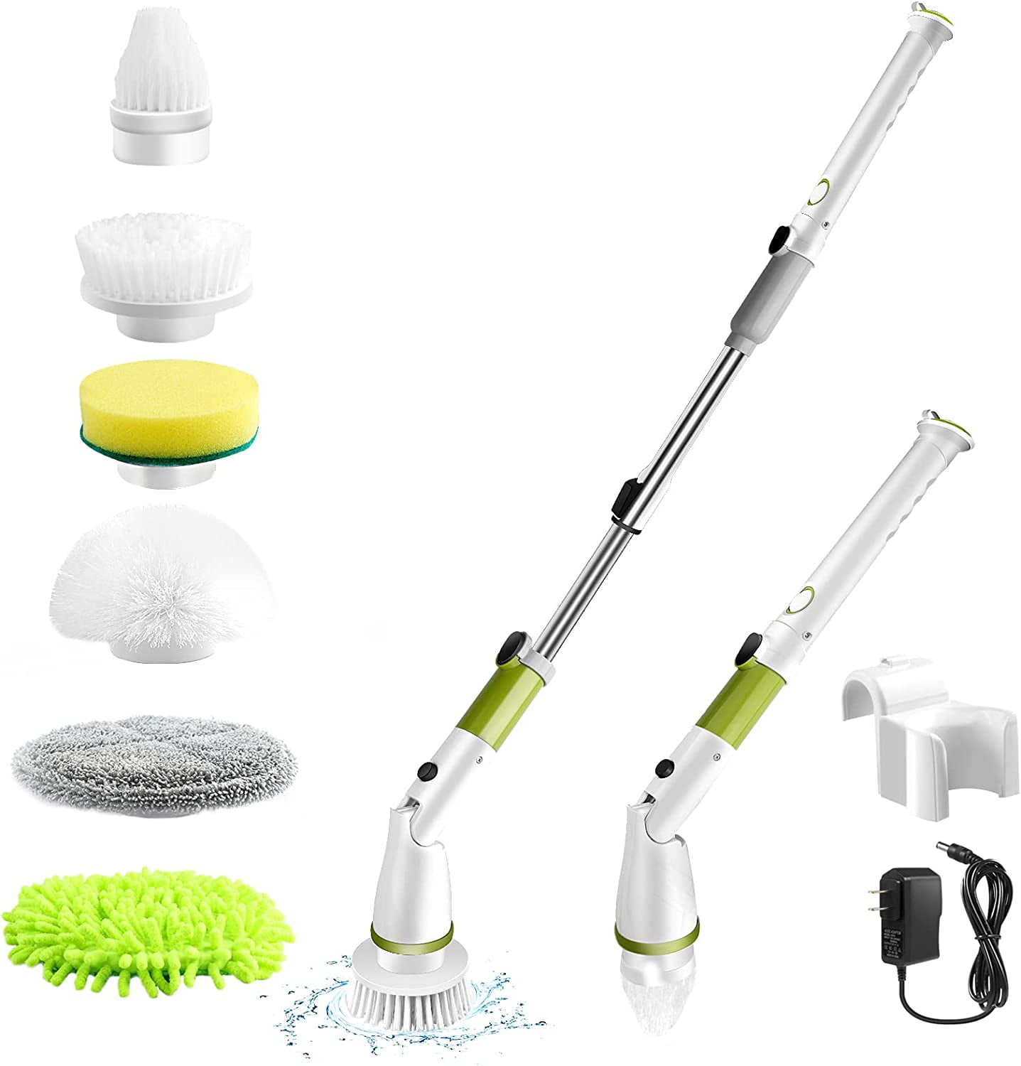 Electric Spin Scrubber Mop for Bathroom, Cordless Electric Cleaning