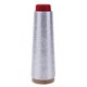 thumbnail image 2 of Hilo de punto de brillo Hilo de coser Tejido Bordado Línea de tejer (Plata), 2 of 6