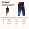 thumbnail image 4 of Lsque Geometry Dash Print Women's Pajama Pants, Lounge Pant - Comfortable Home Wear,Elastic Waistband, Stylish Design-Medium, 4 of 9