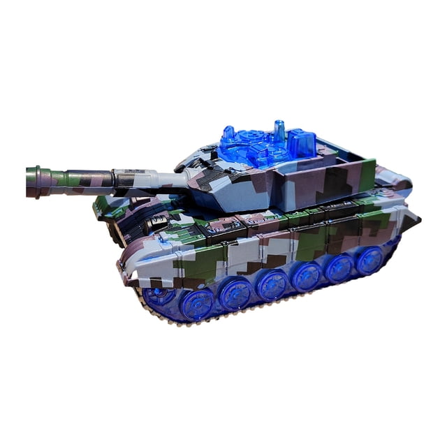 Juguetes Para Niño Tanque pequeño para niños, con efectos de luz y sonido, torreta manual, tanque universal, tanque militar de juguete. Juguetes Para Bebe 1 Año
