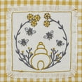thumbnail image 3 of VHC Brands Embroidered Bee Decorative Whimsy, Kitchen Tea Towel- 4 Pack, 3 of 4