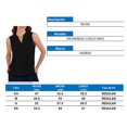 thumbnail image 4 of Blusa George para Mujer, Blusa sin Manga Cuello Mau sin Pinza Negro Talla G, 4 of 4
