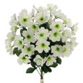 thumbnail image 1 of 18 Stems Faux Full Blooming Wild Flower Bush - Cream, 1 of 1