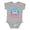 AC-Heather Grey, variant on Princess (Daddy's) Girls Baby Bodysuit
