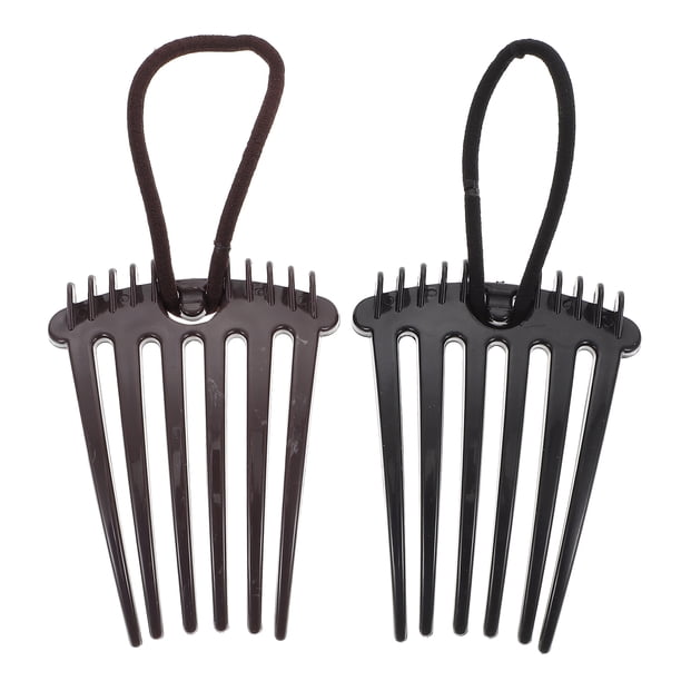 4 unids Estilos Simples Fuente Flip Peine Del Pelo Ponytail Tocado Accesorios Para el Cabello Ponytail Horquilla Decoración y Café