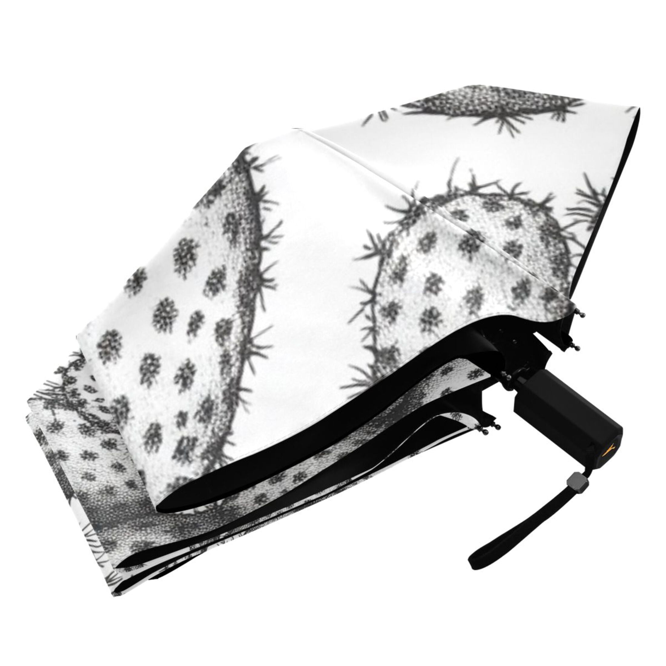 ALAZA Cactus UPF 50+ Compact Folding Umbrella for Rain Travel Umbrella Packable