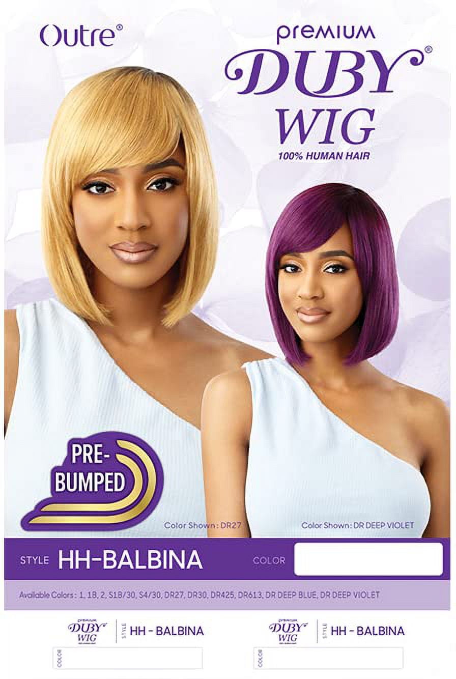 Outre Human Hair Premium Duby Wig Pre-Bumped HH-Balbina (1B)