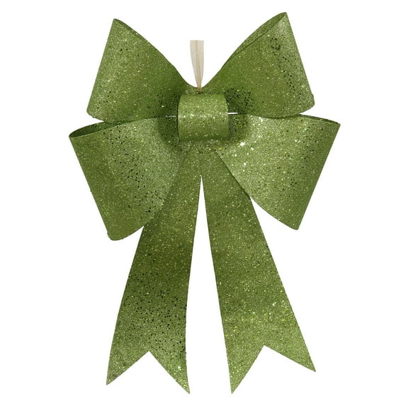 Vickerman 24'' Lime Sequin Bow 1/Bag Bow