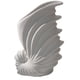 thumbnail image 4 of Jarrón de cerámica, florero decorativo, accesorio floral, decoración moderna para el hogar, manualidades. Blanco, 4 of 9