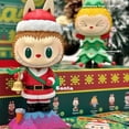 thumbnail image 2 of Caja sorpresa original de la serie navideña LABUBU 2022, modelo de juguetes, linda figura de anime, regalo, caja sorpresa, regalo de Navidad para niños, 2 of 5