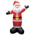 thumbnail image 2 of Northlight Lighted Inflatable Santa Claus Outdoor Commercial Christmas Decoration - 20', 2 of 5