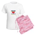 thumbnail image 6 of CafePress - UKRAINE ALWAYS Pajamas - Women's Short Sleeve Print T-Shirt and Pants Light Cotton Pajama Set, 6 of 7