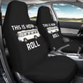 thumbnail image 4 of XYZCANDO Bus Quote Print Front Seats Protector for Man Anti-Scratch Vehicle Interior Cushion Protector Easy to Install Decorative, for Van Sedan Auto, 4 of 10