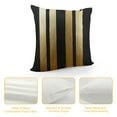 thumbnail image 4 of Nawypu Gold Throw Pillow Covers - Soft Decorative Luxury Cushion Covers Pillow Cases with Gold Leather for Sofa Bedroom Livingroom Car,Black, 4 of 5