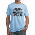 thumbnail image 1 of CafePress - Somebody In Wisconsin Fitted T Shirt - Fitted T-Shirt, Vintage Fit Soft Cotton Tee, 1 of 1