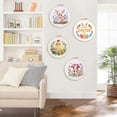 thumbnail image 2 of Easter Kit Printed And Eggs Embroidery Set For Beginners | Complete DIY Craft Thoughtful Easter Gift Spring Wall Art, 2 of 9