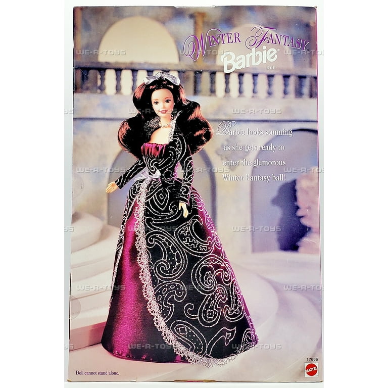 Winter Fantasy Barbie Doll Brunette Special Edition 1996 Mattel 17666 -  Walmart.com