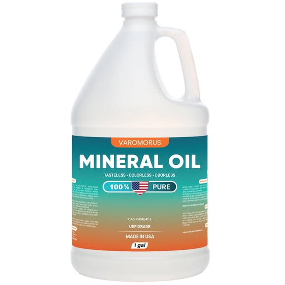 Mineral Oil - 100% Pure Wood Cutting Board Oil – Protects & Restores Butcher Blocks, Wooden Utensils, Countertops - Made in USA (1 Gallon)
