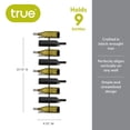 thumbnail image 4 of True Align Wall-Mounted Wine Rack, Modern Wine Alcohol Display, Home Décor, 4 of 8