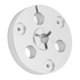 thumbnail image 1 of Reemplazo Nab Hub, Controlador De Cinta De Carrete A Carrete aleación De Aluminio Plateado A Prueba De óxido Para Cinta De Carrete A Carrete De 1/4 7 Pulgadas, 1 of 7