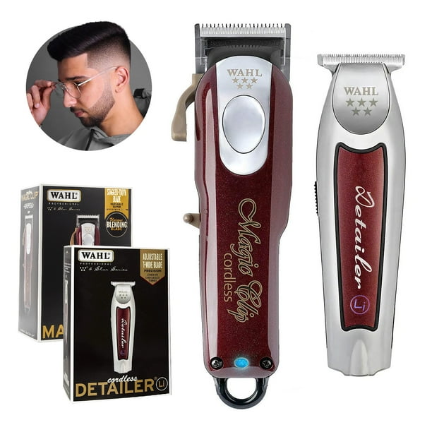 Combo Cortadora Magic Clip Y Recortadora Detailer Wahl Profesional