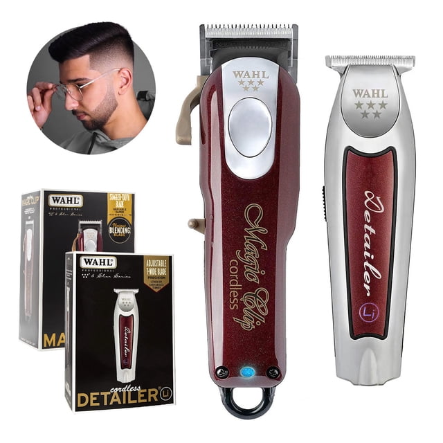 Combo Cortadora Magic Clip Y Recortadora Detailer Wahl Profesional
